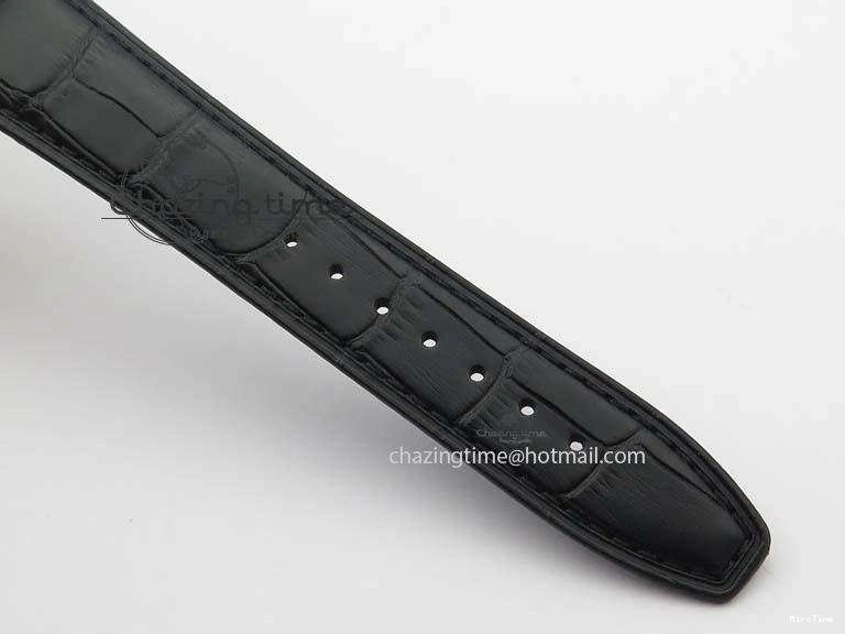 MIROTIME 0513 Portuguese IW544404 SS Gray Dial On Black Leather Strap A Practical 7259